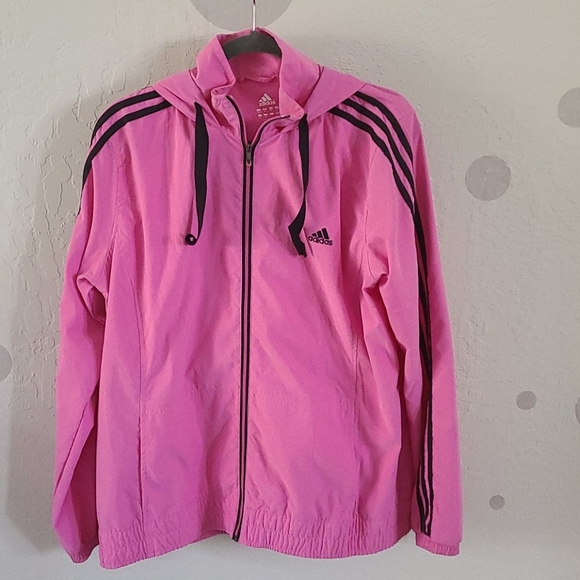 adidas Jackets & Coats Pink Adidas Jacket Poshmark